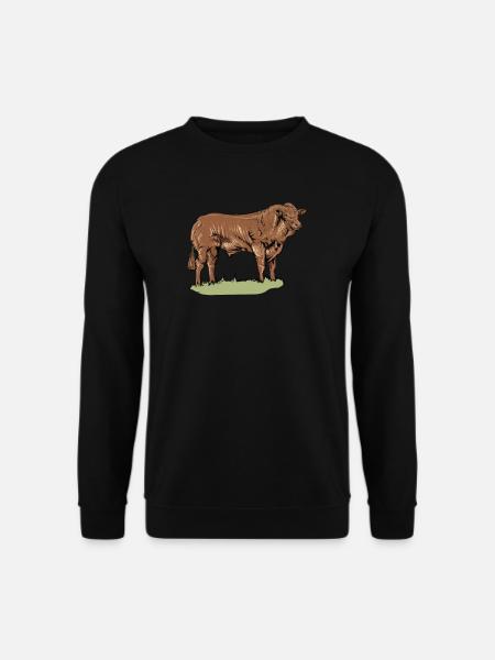 Limousin Rind I Frankreich Rinderzucht für - Unisex Pullover - Schwarz