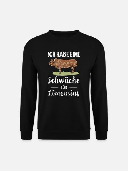 Limousin Rind I Frankreich Rinderzucht für - Unisex Pullover - Schwarz