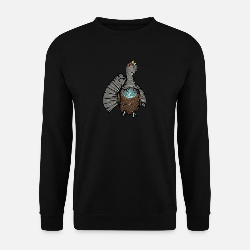 Auerhahn I Hühnervogel Auerhuhn Motiv für Jäger - Unisex Pullover - Schwarz