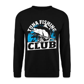Club de pêche au thon Thon - Sweat-shirt Unisexe - noir - Devant - Alina (178cm) & Michal (187cm)