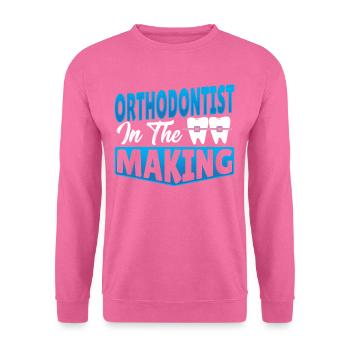 Orthodontiste en formation - Sweat-shirt Unisexe - rose - Devant