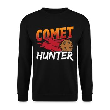 Carte de la constellation d’astronomie Comet Hunter - Sweat-shirt Unisexe - noir - Devant - Alina (178cm) & Michal (187cm)