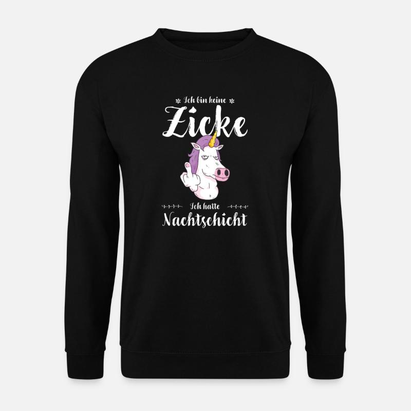 Krankenschwester I Nachteule im Nachtdienst für - Unisex Pullover - Schwarz