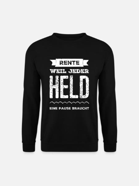 Ruhestand Rente Rentner Rentenbeginn Pensionär Pen - Unisex Pullover - Schwarz