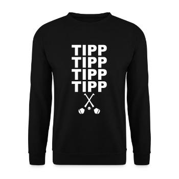 Hurling Ireland Irish Sport Team Gaelic Football - Unisex Sweatshirt - black - Front - Alina (178cm) & Michal (187cm)