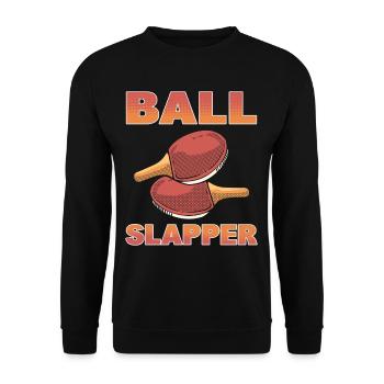 Ping Pong Slapper Table Tennis - Sweat-shirt Unisexe - noir - Devant - Alina (178cm) & Michal (187cm)