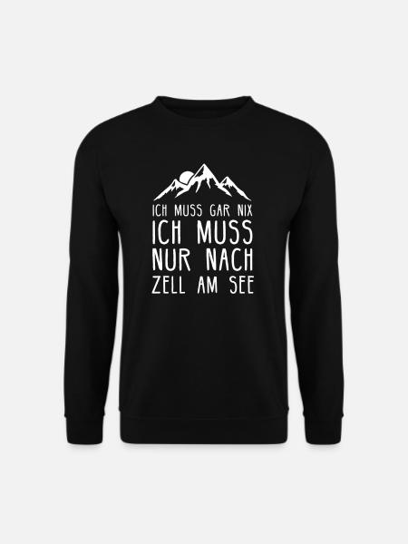 Zell am See I Skigebiet in Österreich für - Unisex Pullover - Schwarz