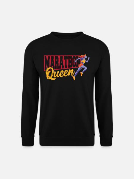 Marathon Queen Marathon Finisher - Sweat-shirt Unisexe - noir