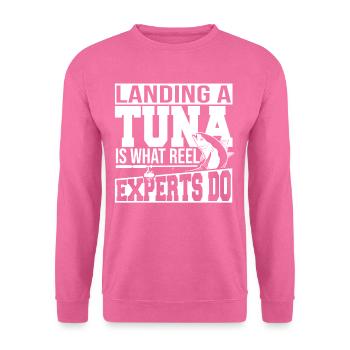 Débarquer un thon, c’est ce qu’il y a de plus - Sweat-shirt Unisexe - rose - Devant