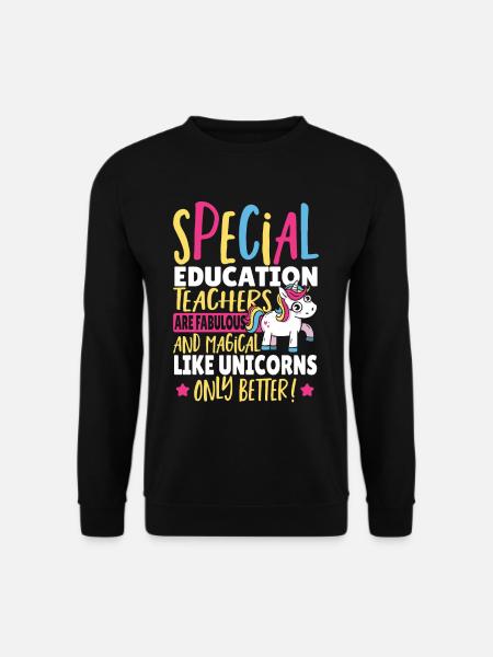Sonderschullehrer sind fabelhaft und magisch - Unisex Pullover - Schwarz