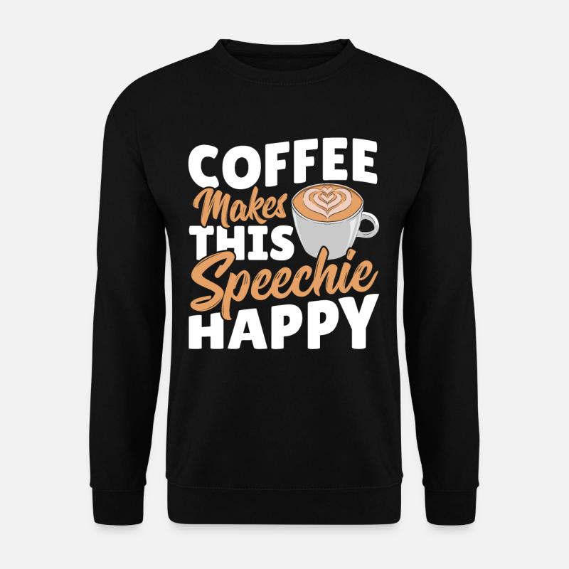 Sprachtherapie SLT Sprachpathologie - Unisex Pullover - Schwarz