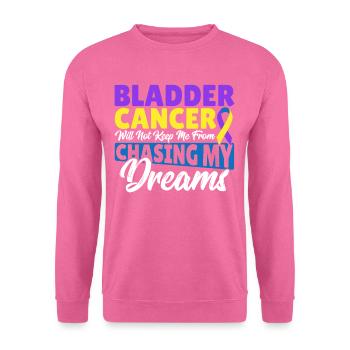 Hématurie Violet Bleu Jaune Ruban Survivant - Sweat-shirt Unisexe - rose - Devant