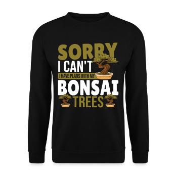 Culture japonaise Jardinier Art japonais - Sweat-shirt Unisexe - noir - Devant - Alina (178cm) & Michal (187cm)