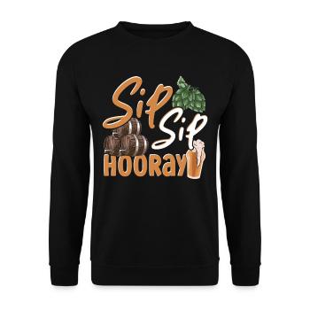Herzen Craft Beer Bierbrauen Bierbrauer - Unisex Pullover - Schwarz - Vorne - Alina (178cm) & Michal (187cm)