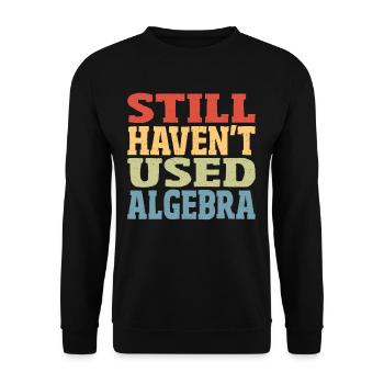 Geometry Graph Calculus Algebra Teacher Must Haves - Unisex Sweatshirt - black - Front - Alina (178cm) & Michal (187cm)
