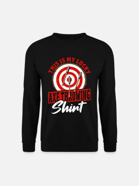 Axt Axt-Werfer Axt-Werfer-Liebhaber - Unisex Pullover - Schwarz
