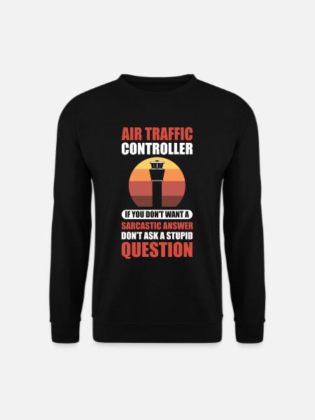 Aviation Air Traffic Pilots Air Traffic - Unisex Sweatshirt - black