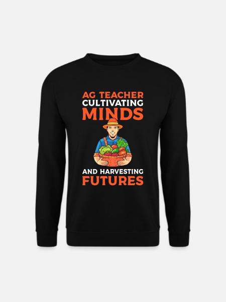 Ferme d’enseignant d’agriculture - Sweat-shirt Unisexe - noir