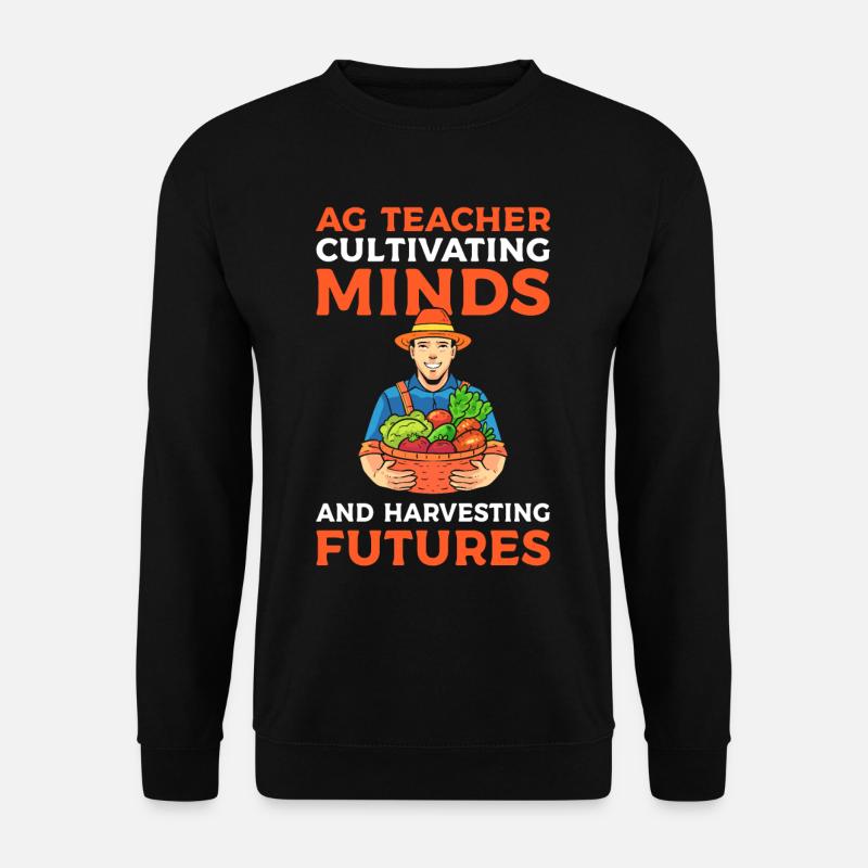 Landwirtschaftslehrer Bauernhof - Unisex Pullover - Schwarz
