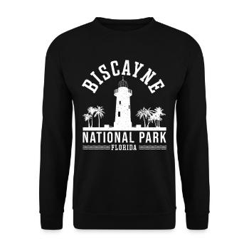 Schnorchelabenteuer Natur Biscayne National Park - Unisex Pullover - Schwarz - Vorne - Alina (178cm) & Michal (187cm)