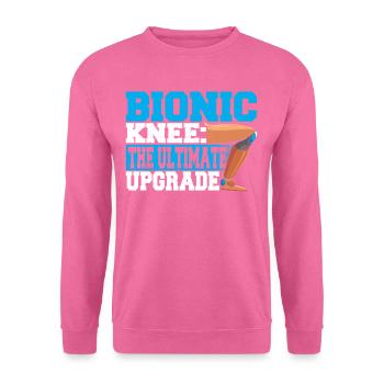 Chirurgie de remplacement du genou TKR Bionic Knee - Sweat-shirt Unisexe - rose - Devant