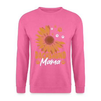 Ich stolpere über meinen Weiner Lustiger Dackel - Unisex Pullover - Pink - Vorne