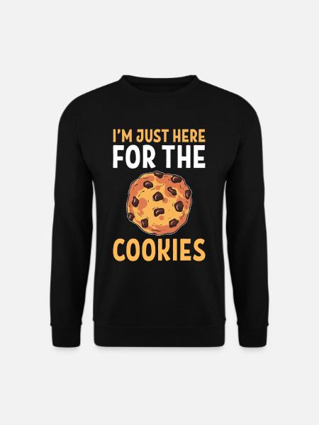 Hausgemachtes Backen Foodie Chocolate Chip Lovers - Unisex Pullover - Schwarz