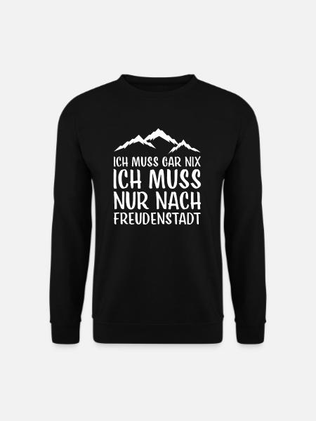Freudenstadt I Schwarzwald Urlaub Motiv für Wäller - Unisex Pullover - Schwarz