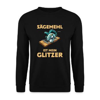 Schreiner I Tischler Meister Motiv für Zimmermann - Unisex Pullover - Schwarz - Vorne - Alina (178cm) & Michal (187cm)