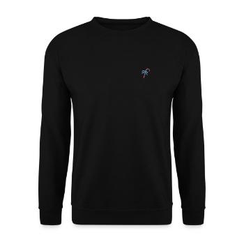 Christmas sweets embroidered - Unisex Sweatshirt - black - Front - Alina (178cm) & Michal (187cm)