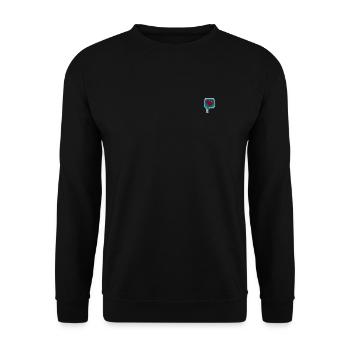 Cœur de pixel - Sweat-shirt Unisexe - noir - Devant - Alina (178cm) & Michal (187cm)