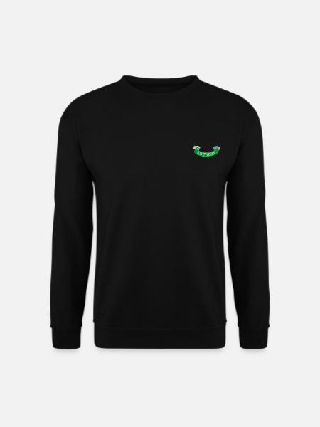 Harry Potter Slytherin Banner Embroidery Design - Unisex Sweatshirt - black