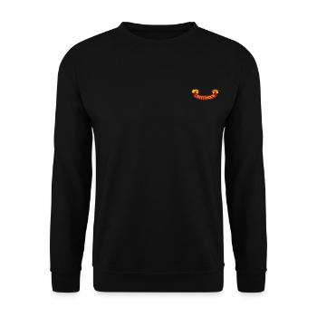 Harry Potter Gryffindor Banner Embroidery Design - Unisex Sweatshirt - black - Front - Alina (178cm) & Michal (187cm)
