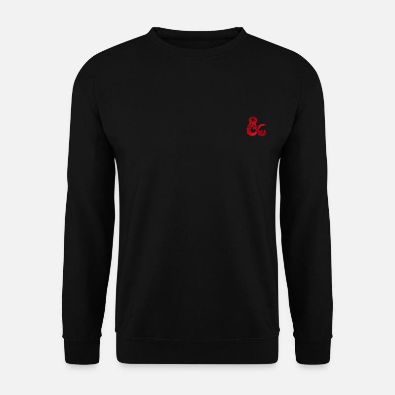 Dungeons & Dragons Logo Design Brodé - Sweat-shirt Unisexe - noir