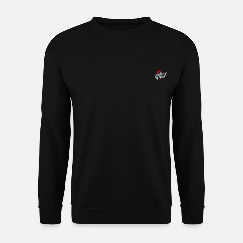 Benjamin Blümchen Benjamin Als Stick-Design - Unisex Pullover - Schwarz