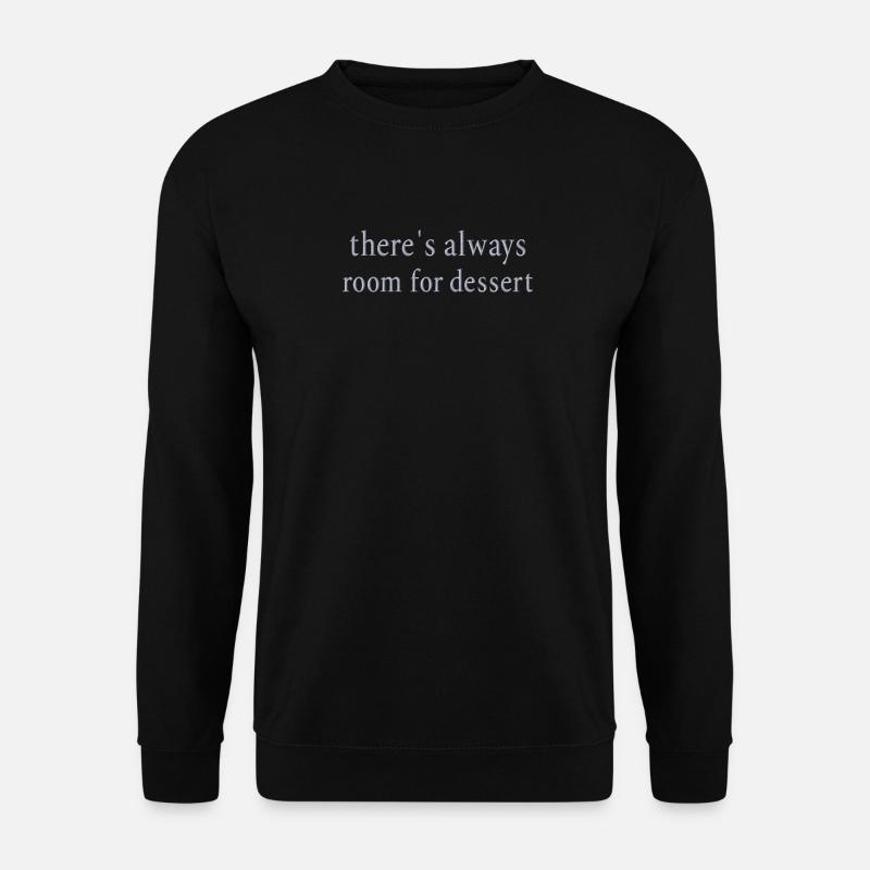 Statement Dessert bestickt - Unisex Pullover - Schwarz