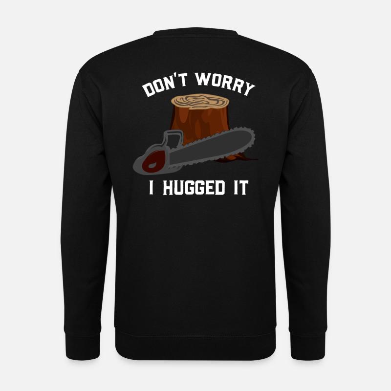 Holzbearbeitung Holz Geschenk - Unisex Pullover - Schwarz