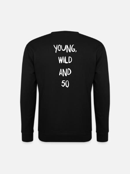 50th birthday - Unisex Sweatshirt - black