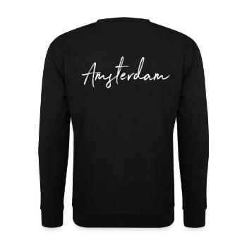 Amsterdam - Sweat-shirt Unisexe - noir - Dos - Alina (178cm)