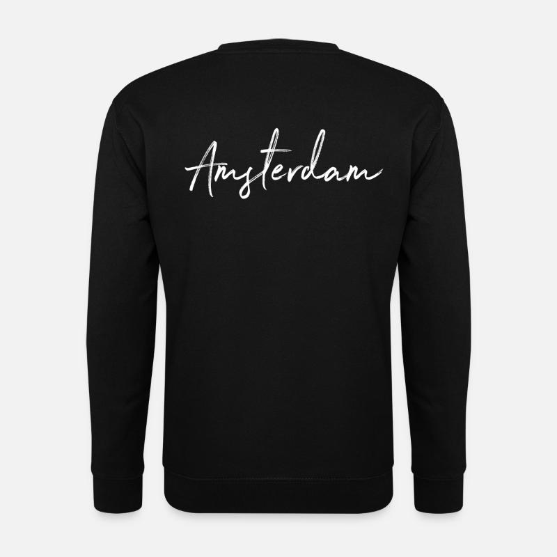 Amsterdam - Unisex Pullover - Schwarz