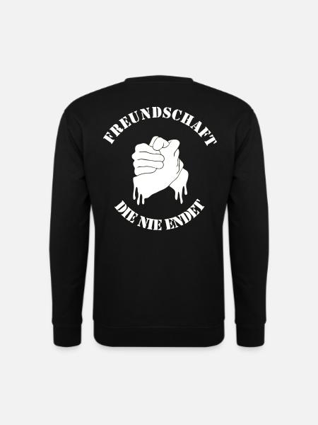 Freundschaftslogo Hand in Hand - Unisex Pullover - Schwarz
