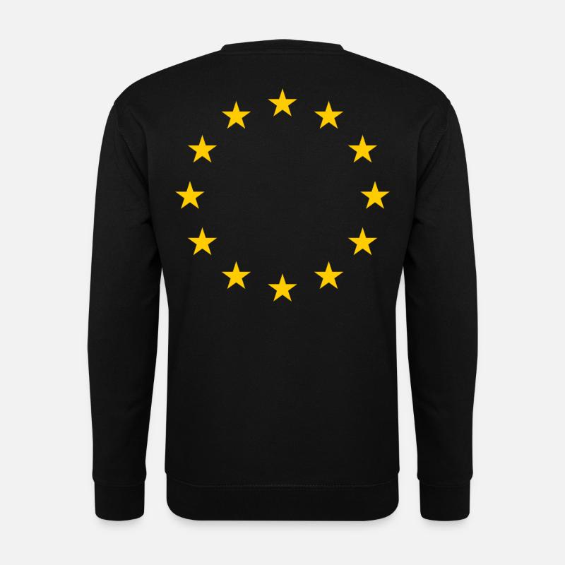 Europa - Unisex Pullover - Schwarz