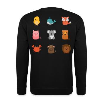 Nature - Sweat-shirt Unisexe - noir - Dos - Alina (178cm)