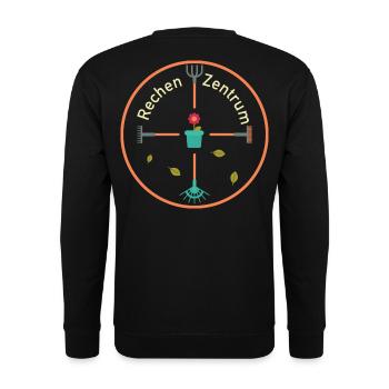 Rechenzentrum Garten Rechen Gärtner Gartenarbeit - Unisex Pullover - Schwarz - Hinten - Alina (178cm)