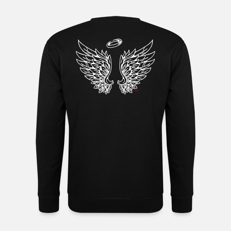 Wings Flügel Engelchen Engelsflügel - Unisex Pullover - Schwarz