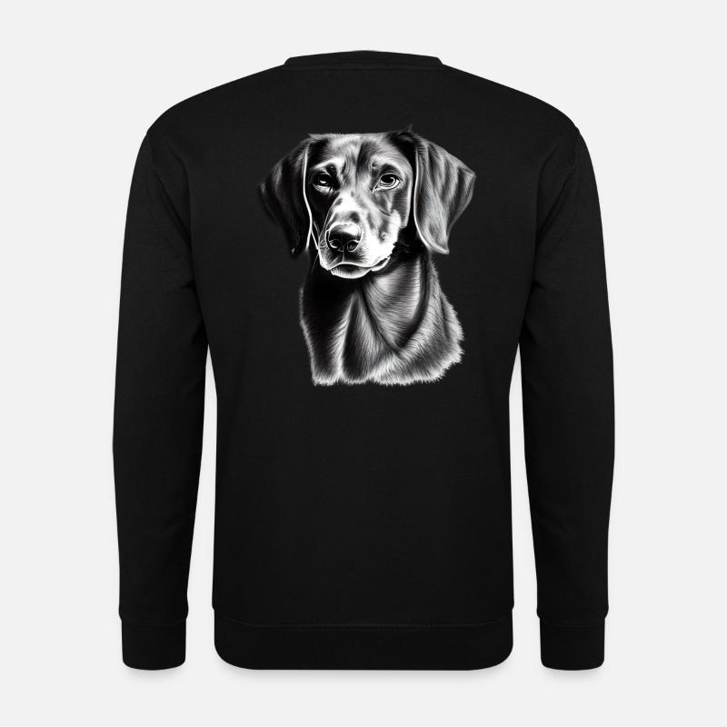 Cute dachshund - Unisex Sweatshirt - black