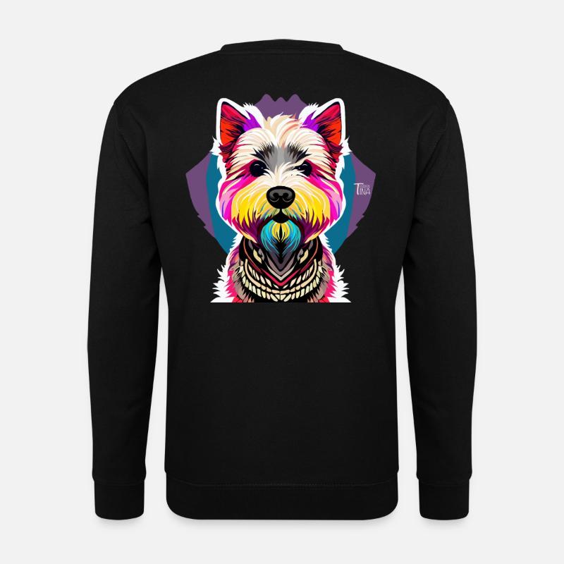 Terrier des Highlands de l’Ouest - Sweat-shirt Unisexe - noir