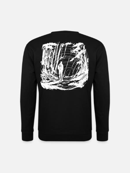 Let's go somewhere invert - Unisex Sweatshirt - black