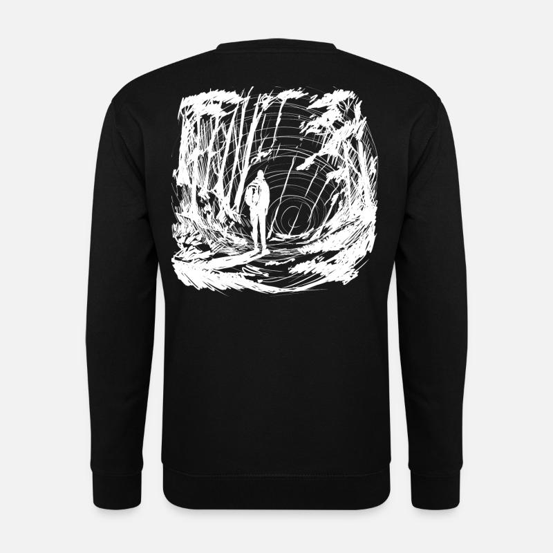 Let's go somewhere invert - Unisex Sweatshirt - black