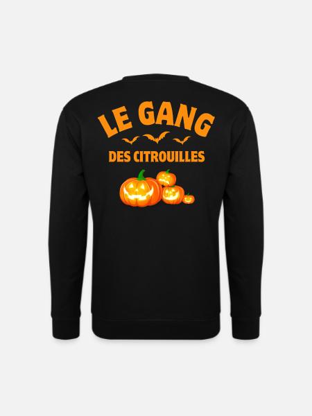 halloween, citrouille, citrouilles - Sweat-shirt Unisexe - noir